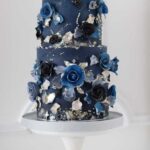 Blue Flowers Cake
