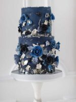 Blue Flowers Cake