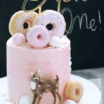 Deer Doughnut Cake