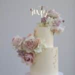 Flowers Golden Cake