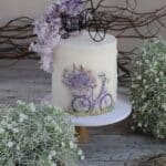 Lavender Bicycle Cake