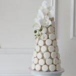 Orchid Grace Macaron Tower
