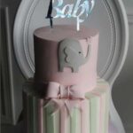 Pastel Elephant Cake
