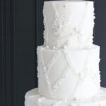 Pearl Lace Elegance Cake - Image 2
