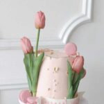 Pink Tulip Cake