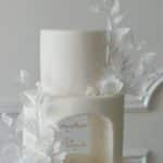 White Flowers Wedding Cake - Image 2
