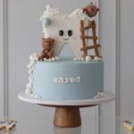First Tooth Teady Bear Cake