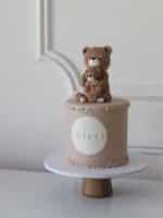 Teddy Bear Brown Cake - Image 2
