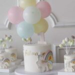 Unicorn Balloons Cake