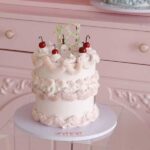 Vintage Cherry cake